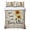 Brown, variant on Twin Quilt Set 68''x86'', Sunflower Lightweight Summer Bedspread Coverlet Set with 2 Pillow Shams, Vintage Summer Botanical Bee Spring Floral Breathable All Season Quilt Bedding for Dorm/Bedroom