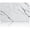 White, variant on Sorbus Stone Diatomite Bath Mat, Gray Marble Design, Fast Drying, Natural Absorbent Floor Mat
