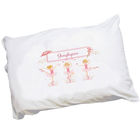 Personalized Blonde Ballerina Pillowcase