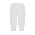 thumbnail image 7 of Capri Pants for Women, Comdrip Leggings Women's 3/4 Summer Sports Jogging Bottoms High Elastic Waist Yoga Trousers Casual Slim Fit Running Yoga Pants with Pockets for Women White 3XL, 7 of 7