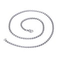 thumbnail image 1 of Chaîne en Corde Boîte Collier Chaîne en Acier Inoxydable Pendentif F4U3, 1 of 6