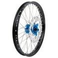 thumbnail image 5 of Tusk Impact Complete Front/Rear Wheel Package 1.60 X 21 / 2.15 X 19 Black Rim/Silverver Spoke/Blue Hub for Yamaha Yz450F 2005, 5 of 7