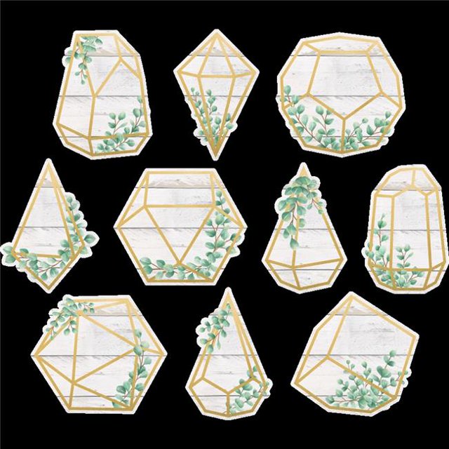 Eucalyptus Geometric Terrariums Accents - Pack of 3