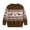 Coffee, variant on WUANDIXFA Toddler Girl Christmas Sweater Children's Christmas Cute Versatile Single Wear Sweater with Fashion Sweater Interior Children's Wear Navy,5-6 Years