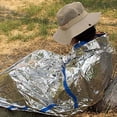 thumbnail image 4 of Waterproof Emergency Thermal Blanket Outdoor Survival Camping Rescue First Aid, 4 of 7