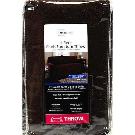 Mainstays Plush Sofa Furniture Throw