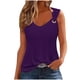 thumbnail image 2 of Fiudx Camisas para Mujer Camiseta de Manga Corta con Tirantes de Color Liso para Mujer Camiseta Sin Mangas Holgada, 2 of 4