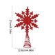 thumbnail image 3 of Adornos navideños de estrella de hierro para la parte superior del árbol de Navidad, estrella de cinco puntas, estrella tridimensional hueca radiante, adorno brillante para la parte superior del árbol, 3 of 6