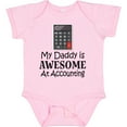 thumbnail image 3 of Inktastic Accountant Daddy is Awesome at Accounting Boys or Girls Baby Bodysuit, 3 of 5