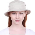 thumbnail image 3 of ORUYROP Unisex Washed Cotton Bucket Hat Summer Outdoor Cap, 3 of 6