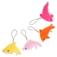 thumbnail image 4 of Miangastore Dolphin Shape Plush Toy Pink 4Set 3.3x2.0x2.0In, 4 of 8