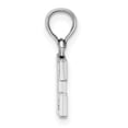 thumbnail image 2 of Diamond2Deal 14K Pendentif Initiale Lettre E en Or Blanc pour Femmes, 2 of 6