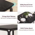 thumbnail image 2 of 3-Piece Kitchen Table Chair Set, Indoor Modern Dinette Set for 2, Square Dinner Table Set with 2 Upholstered Chairs for Dinette, Breakfast Small Space, 2 of 7
