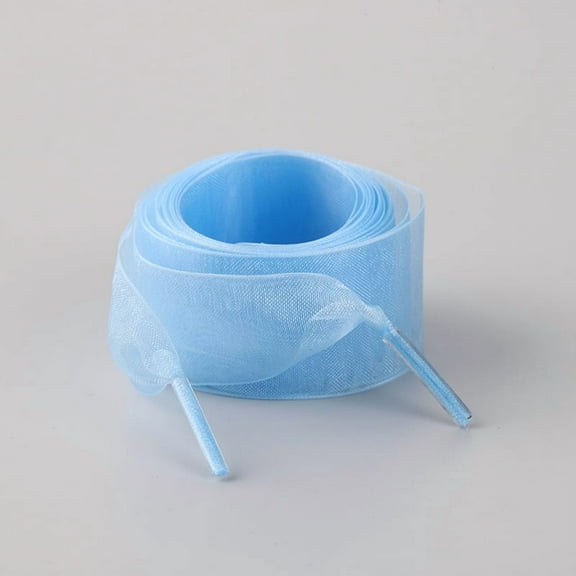 XmhyTop-A 2 Pairs Ribbon Shoe Laces,120*2.3cm Fashion Decorative Sneaker Laces for Shoes,S01