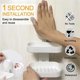 thumbnail image 2 of Double Layer Soap Dish Vacuum Suction Cup Soap Holder With Drain Soap Saver Tray Bar, 2 of 5