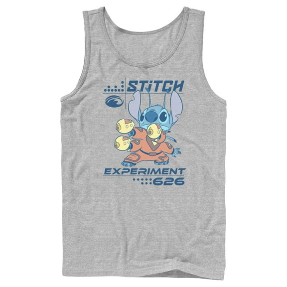 Men's Lilo & Stitch Armed and Ready  Tank Top Athletic Heather 2X Large