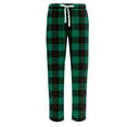thumbnail image 4 of Dwelliawo Plaid Pants for Men Buffalo Plaid Comfy Cute Pants Baggy Christmas Matching Pajama Pants Checke Drawstring Sleep Pajama Bottom Mint Green S, 4 of 6