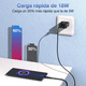 thumbnail image 2 of Cargador Tipo C Carga Rápida 3A 18W Turbo BLOOSOM Compatible con Samsung Motorola Xiaomi Huawei Negro, 2 of 4
