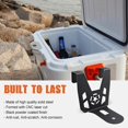 thumbnail image 2 of samman RZR Cooler Mounts Bracket with UTV Anchor Work with Ozark 26 Cooler Compatible with Polaris RZR XP Turbo 2PCS, 2 of 5