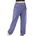 thumbnail image 1 of Jgppe Womens Quick Dry Pants Comfy Hiking Pants Plus Size Sun Protection Baggy Golf Pants with Pockets, 1 of 4