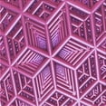 thumbnail image 1 of Ahgly Company Machine Washable Indoor Square Transitional Orchid Purple Area Rugs, 4' Square, 1 of 7