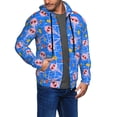 thumbnail image 2 of Vsdgher Tropical Jellyfishes Mens Hoodies Zip Hoodie, Hoodies for Men, Zip-up Hooded Sweatshirt-Medium, 2 of 5