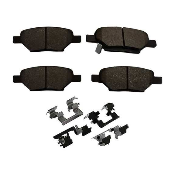 Rear Ceramic Brake Pad Kit For 2008 2009 Saturn Aura