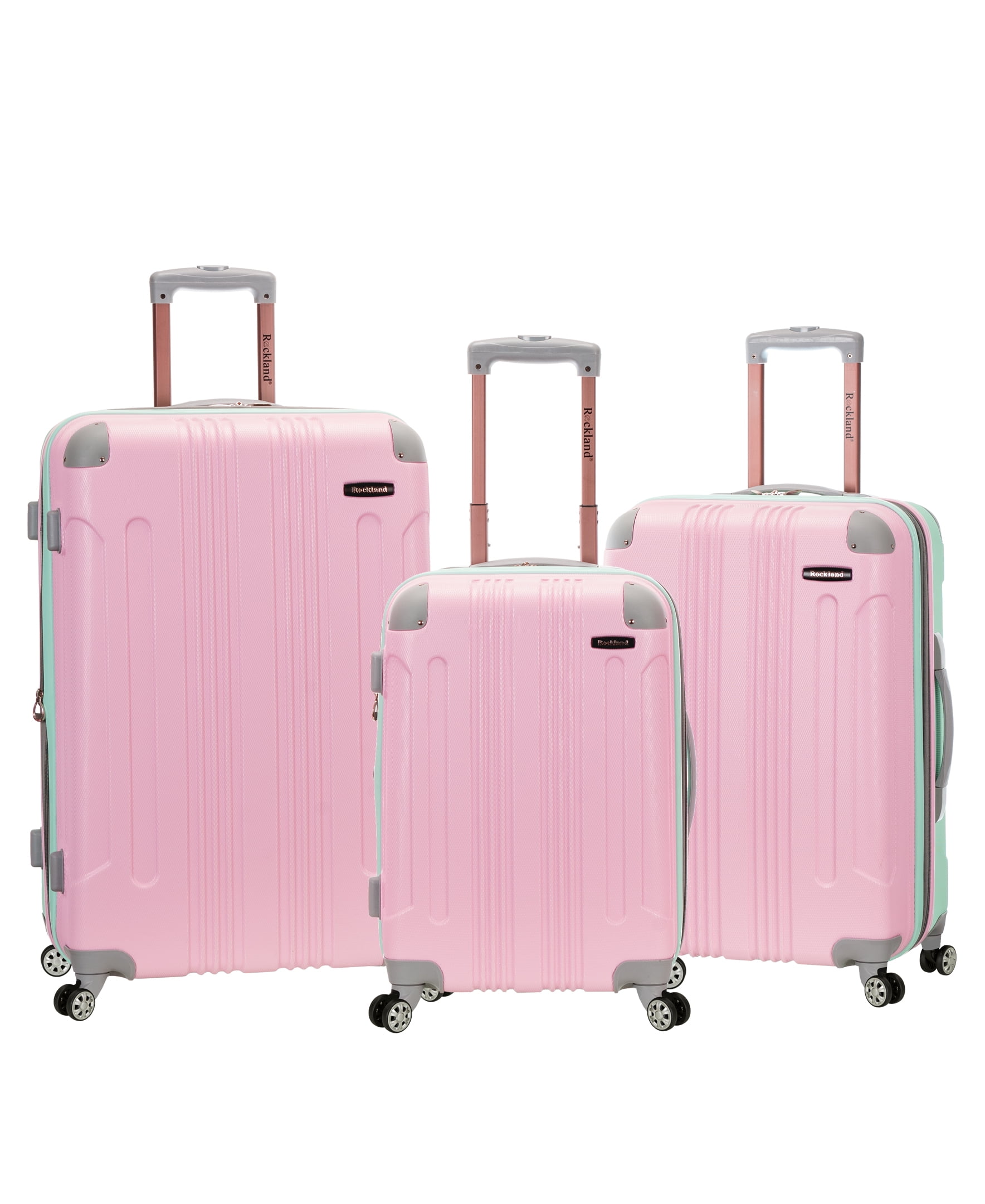 Photo 1 of Rockland Melbourne sonic 3pc Luggage Set - Mint