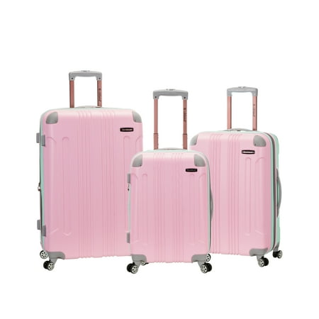 Rockland Melbourne Sonic 3pc Hardside Carry On Luggage Set - Mint