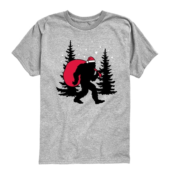Instant Message - Sasquatch Santa - Youth Short Sleeve Graphic T-shirt