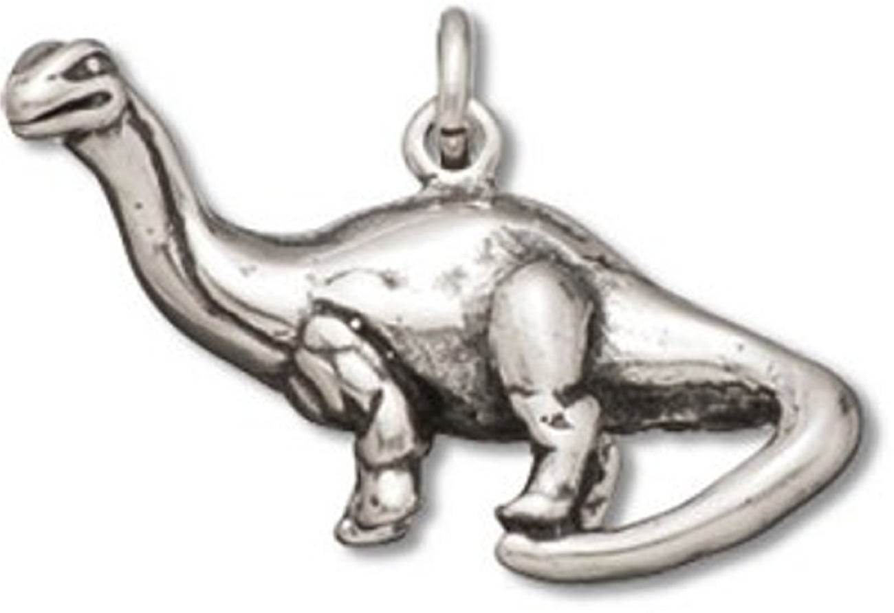 new Sterling Silver 925 pendant Diplodocus Dinosaur 