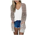 thumbnail image 1 of CEHVOM Cardigan Décontracté à Poches Manches Longues Imprimé Floral pour Femmes Liquidation, 1 of 5