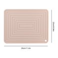 thumbnail image 2 of Napperon Résistant à la Chaleur en Silicone Vague Support de Pot de Cuisine Réutilisable Coussin Suspendu Bol Tasse Salle à Manger Bureau Rose, 2 of 9