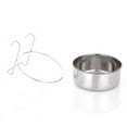 thumbnail image 2 of QUSENLON Dog Kennel Feeder Dish Stainless Steel Pet Hanging Bowls for Food and Water, 2 of 15