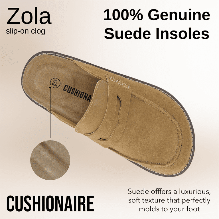 BRAND NEW CUSHIONAIRE Zola Suede Clog Cushionaire Zola Women main image 4