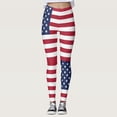 thumbnail image 1 of WILLBEST Leggings Para Mujer Del 4 de Julio, Para Yoga, Correr, Fitness, Cintura Alta, Para Gimnasio, Cómodos, Elásticos, Ropa Deportiva, Talla 60 Extra Grande, 1 of 6