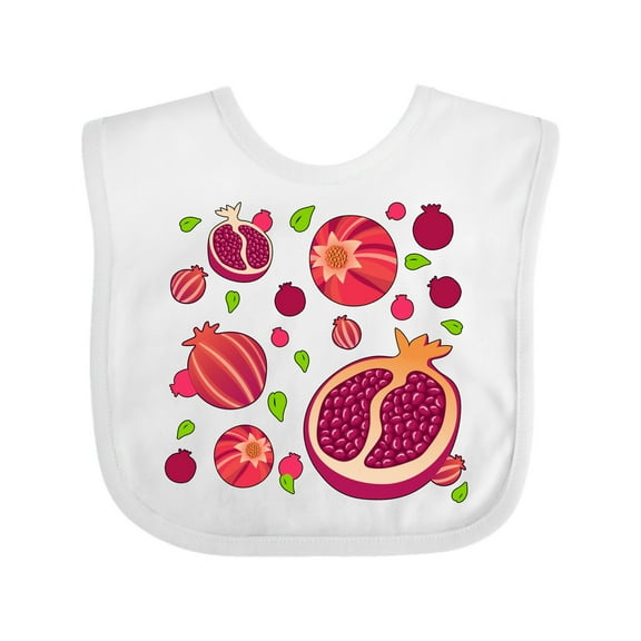 Inktastic Pomegranate Fruit Party Boys or Girls Baby Bib