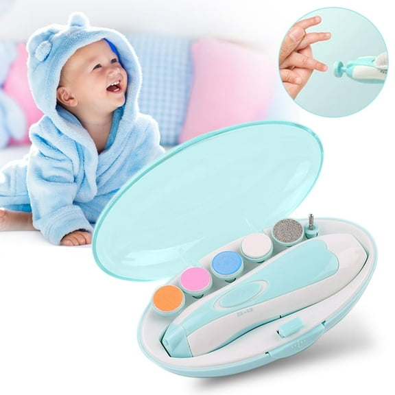DISEN Newborn Baby Nail Clippers Electric with Light, New Baby Grooming Kit Essentials for Baby Girl Boy