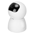 thumbnail image 3 of Cámara de seguridad inteligente 2K 3MP WIFI 360° Visión nocturna panorámica Seguimiento de movimiento Audio bidireccional para monitor de bebés y mascotas Enchufe estadounidense de 110-240 V, 3 of 12