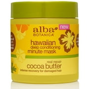 Alba Botanica Real Repair Cocoa Butter Hawaiian Deep Conditioning Minute Mask, 5.5 oz.