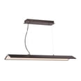 thumbnail image 1 of ET2 E24334-BKPC 10 in. Glider LED Multi-Light Pendant Ceiling Light, Black & Polished Chrome, 1 of 1