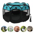 thumbnail image 2 of Folding Pet Tent Dog House Camping Accessories Pet Cage Octagonal Cage Fence Outdoor Big Dogs For Cat Tent Playpen Puppy Kennel ShopWise Round, 2 of 7