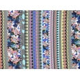 thumbnail image 2 of Zelouf Bali Stripe Challis Print  , Sewing, DIY, Crafts Fabric by the Yard, 863 Corl/htlil, 20 Yard, 2 of 2