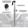 thumbnail image 3 of Verrou de Volant Automobile Frein et Embrayage Verrou en Acier Inoxydable Universel Anti-Vol, 3 of 5