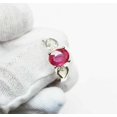 thumbnail image 3 of Natural Certified SterlingSilver 6Ct RubyStone Handmade Antique Ring US8, 3 of 6