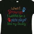 thumbnail image 4 of Inktastic Piano Player Like Daddy Boys or Girls Toddler T-Shirt, 4 of 5