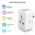 thumbnail image 4 of Dvkptbk WiFi Smart Plug With Remote Control & Timer Function & Power Consumption Statistics Work With & Assitant 10A Smart Socket 2.4G Wi-Fi On-ly - Black Friday Clearance, 4 of 7