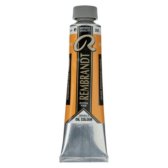 Rembrandt Artists' Oil Color, 40ml, Permanent Yellow Deep