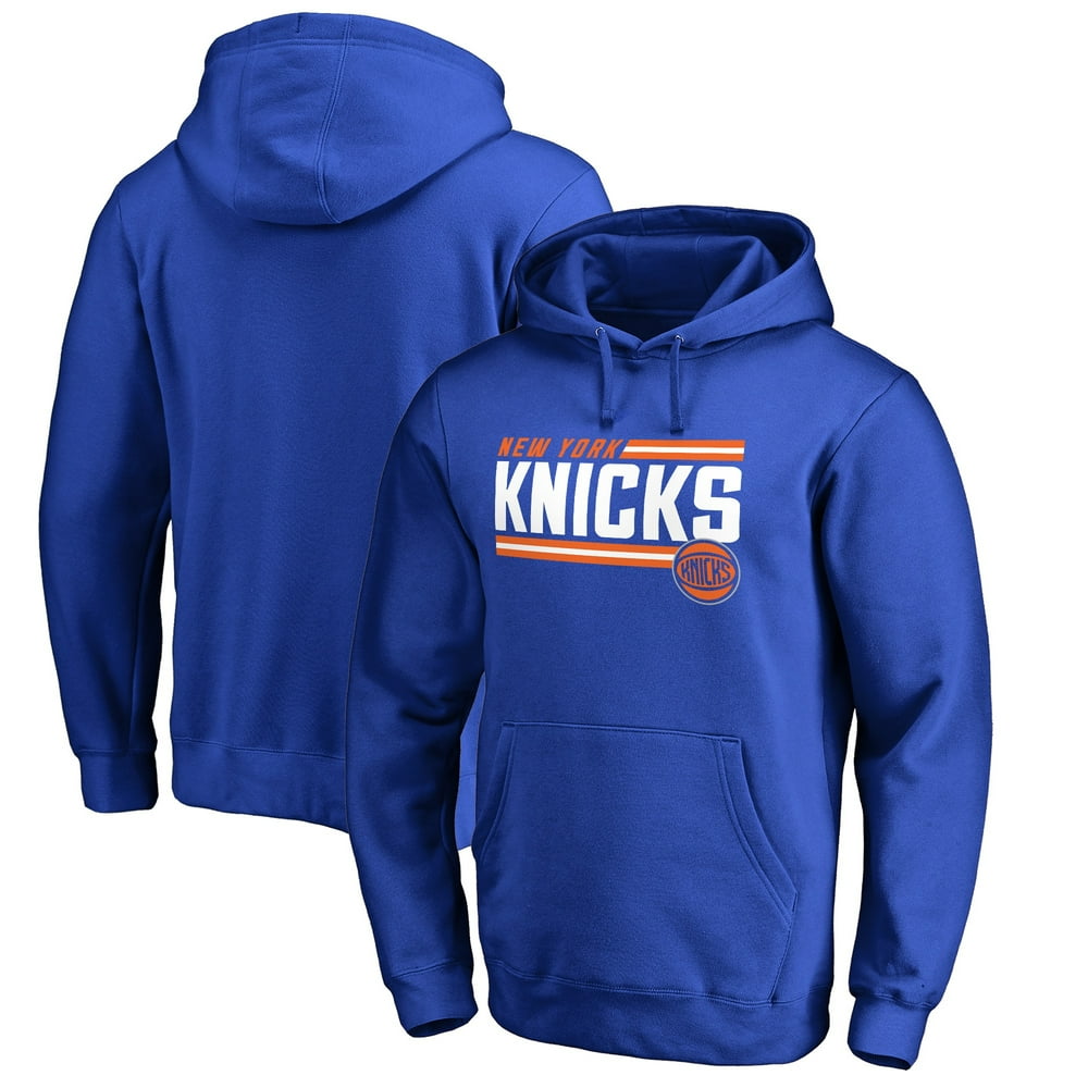 New York Knicks Fanatics Branded Onside Stripe Pullover Hoodie - Royal - Walmart.com - Walmart.com