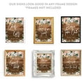 thumbnail image 3 of Wood Florals Wedding Signs Bundle Set for Ceremony, Reception Signage, Includes Cards  Gifts, Reserved, Mr.  Mrs., Memorial, Guestbook, Favors Signs, 8.5 x 11, 30-Pack, 3 of 8
